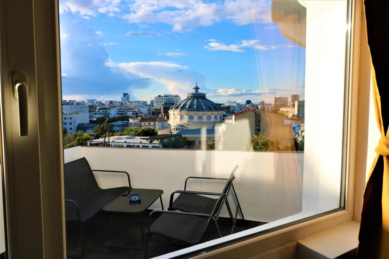 Athenee Palace Apartment - Panoramic View Terrace & Balcony - Free Minibar Bucareste Exterior foto